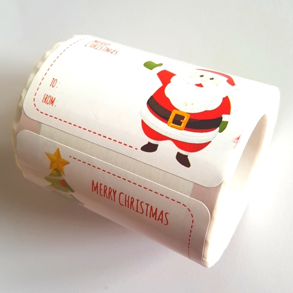 🎅🏼2/28$ NEW 250 pcs Christmas Stickers Labels - Picture 4 of 7